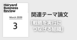 「戦略を実行につなげる組織」関連論文