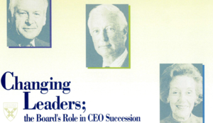 だれがCEOを決めるのか