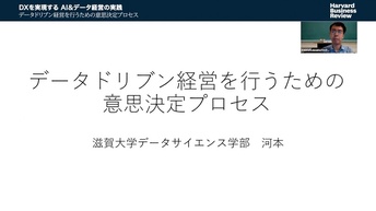 データドリブン経営を行うための意思決定プロセス