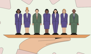 人事部が採用候補者リストを作成すると女性の採用が増える